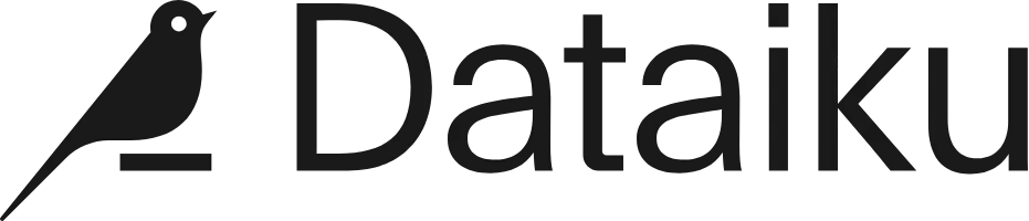 Black Dataiku Lockup Logo